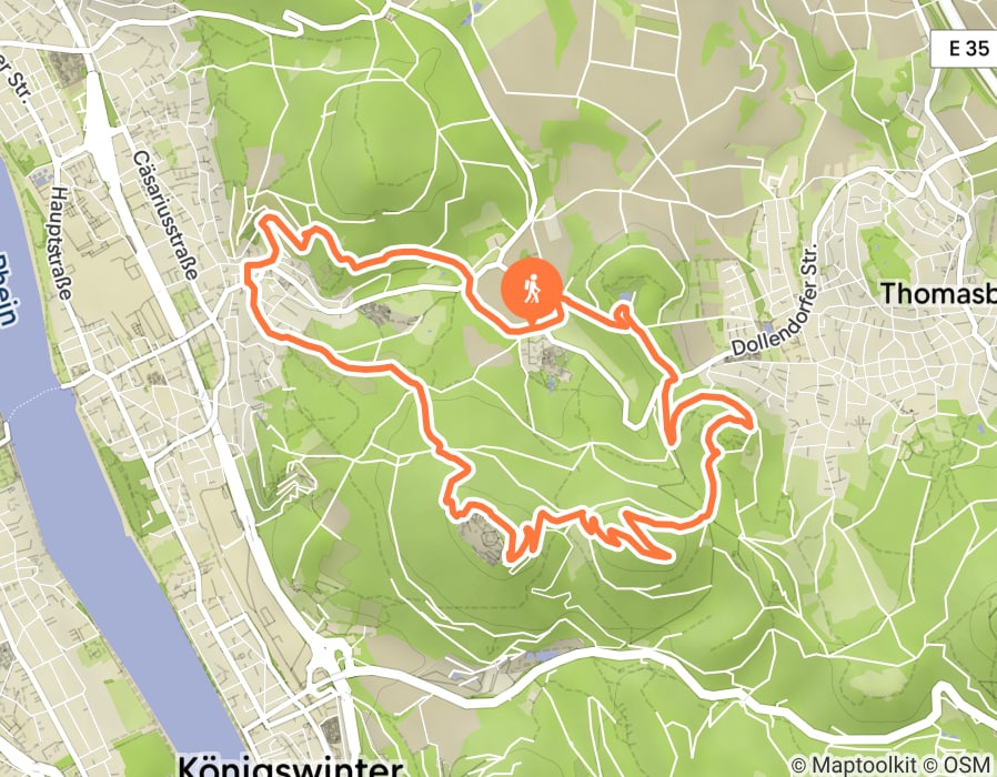 Karte der Tour