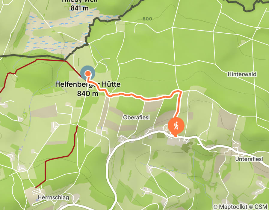Karte der Tour