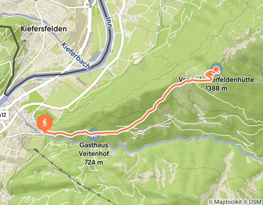 Karte der Tour