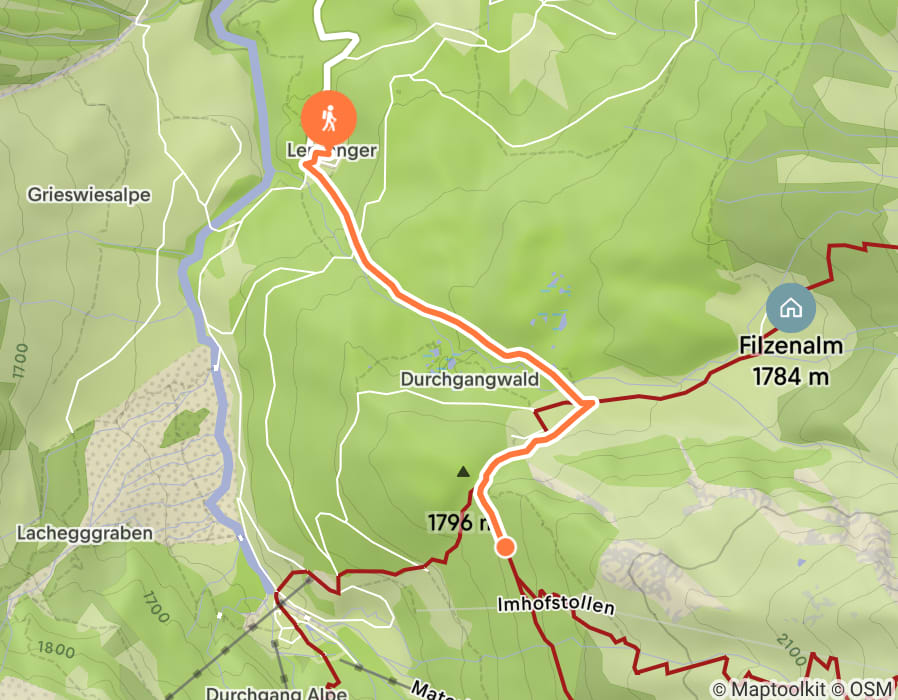 Karte der Tour