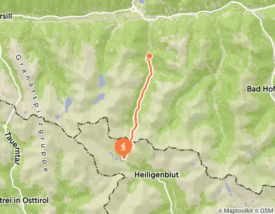 Karte der Tour