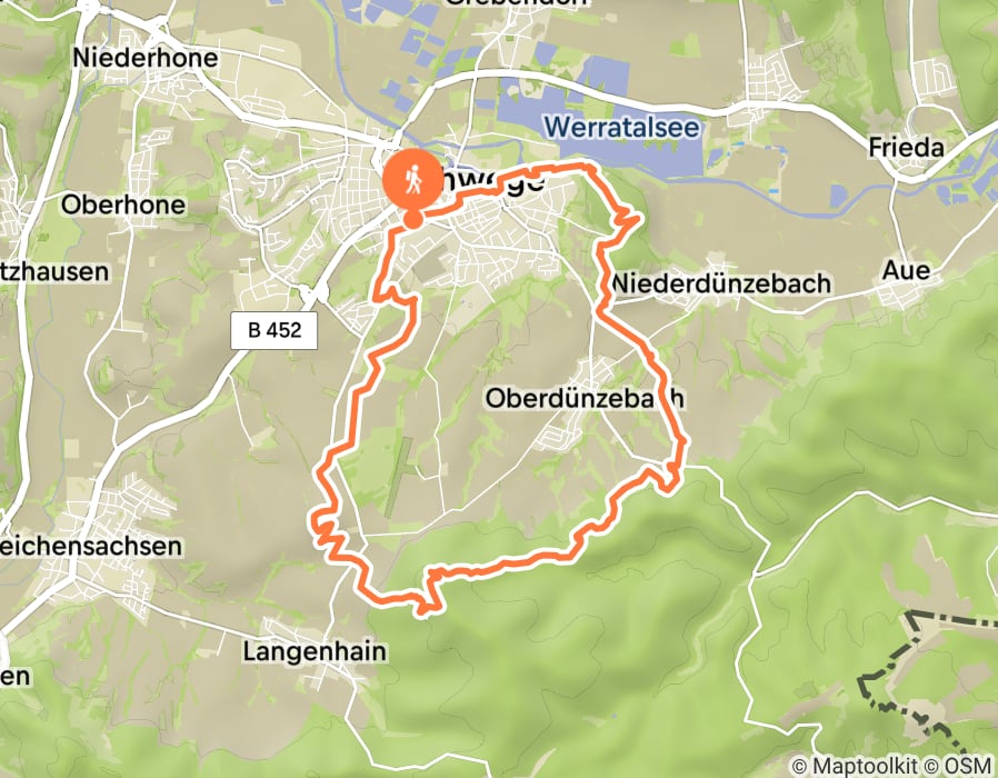 Karte der Tour