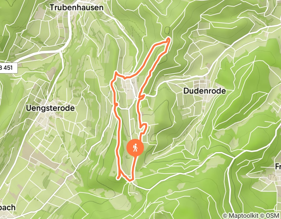 Karte der Tour
