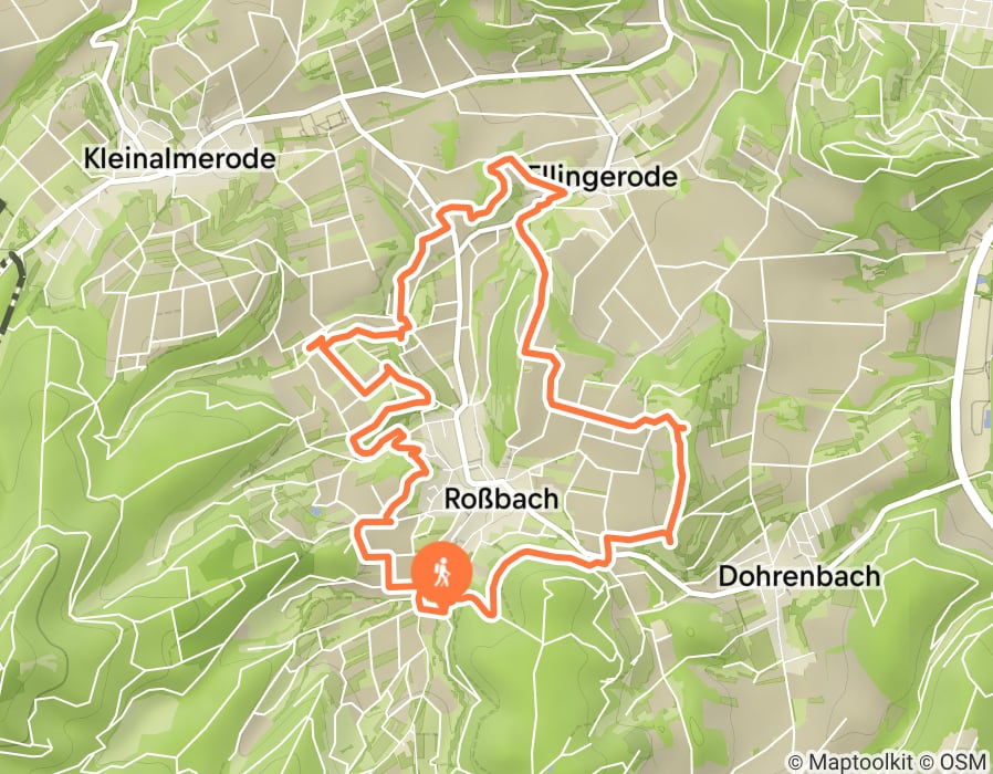 Karte der Tour