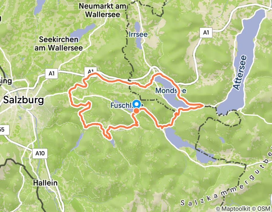 Karte der Tour