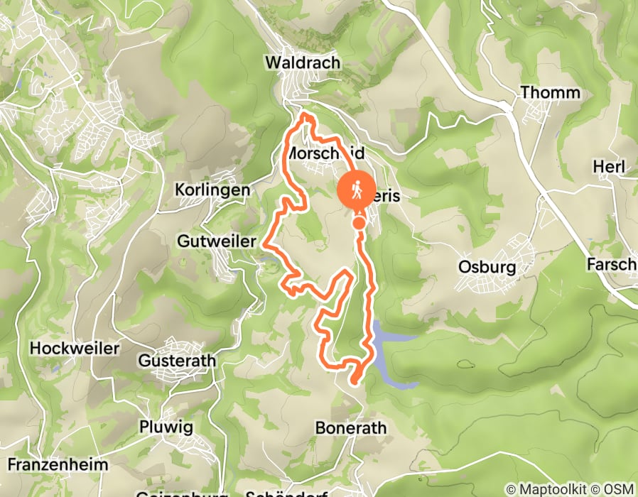 Karte der Tour