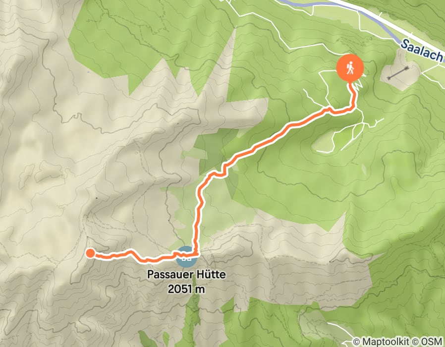 Karte der Tour