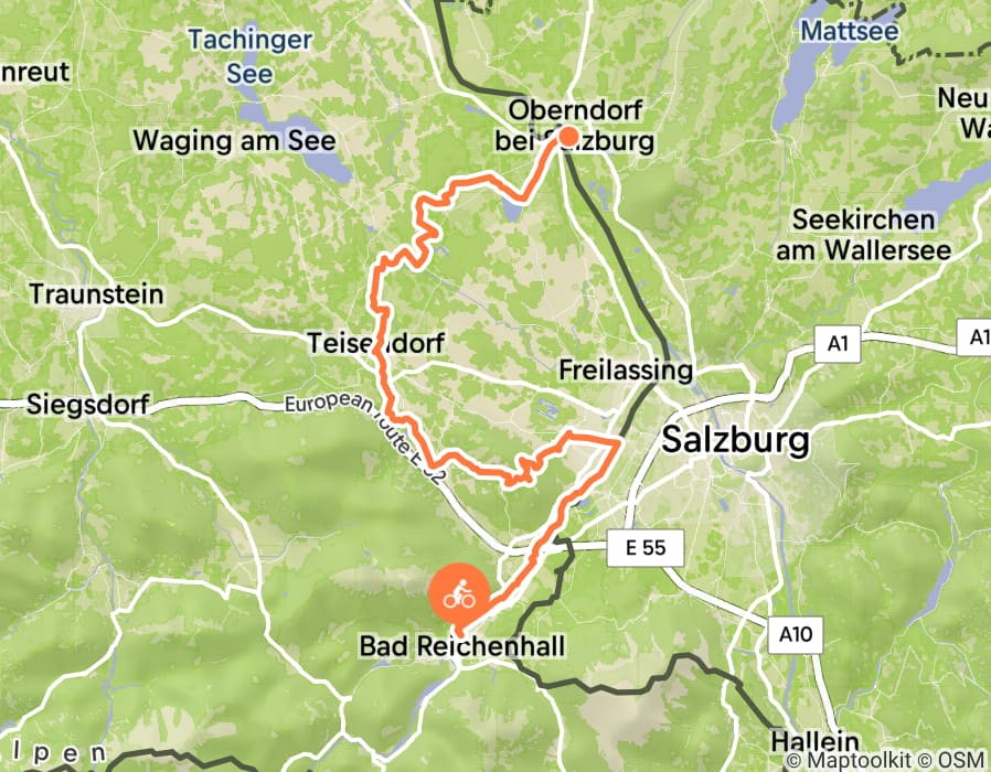 Karte der Tour