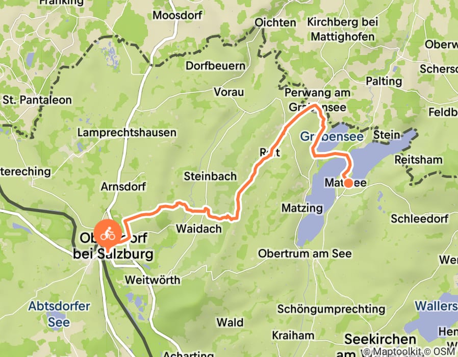 Karte der Tour