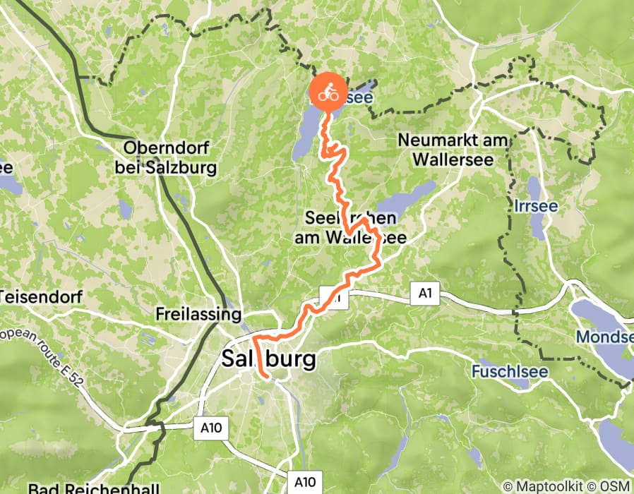 Karte der Tour