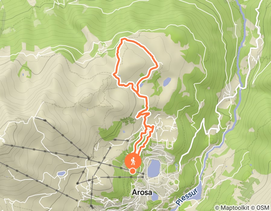 Karte der Tour