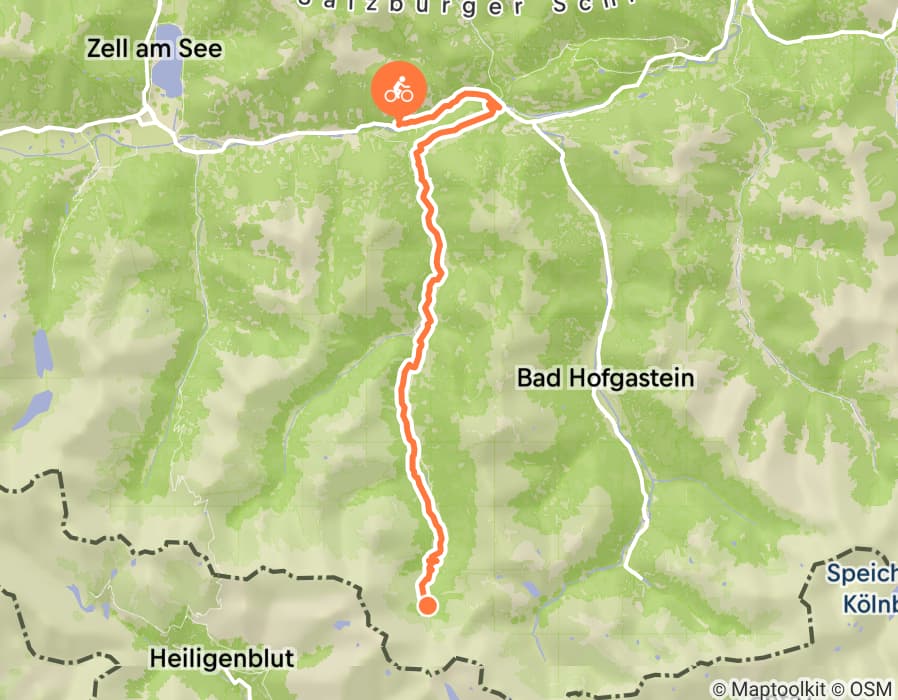 Karte der Tour