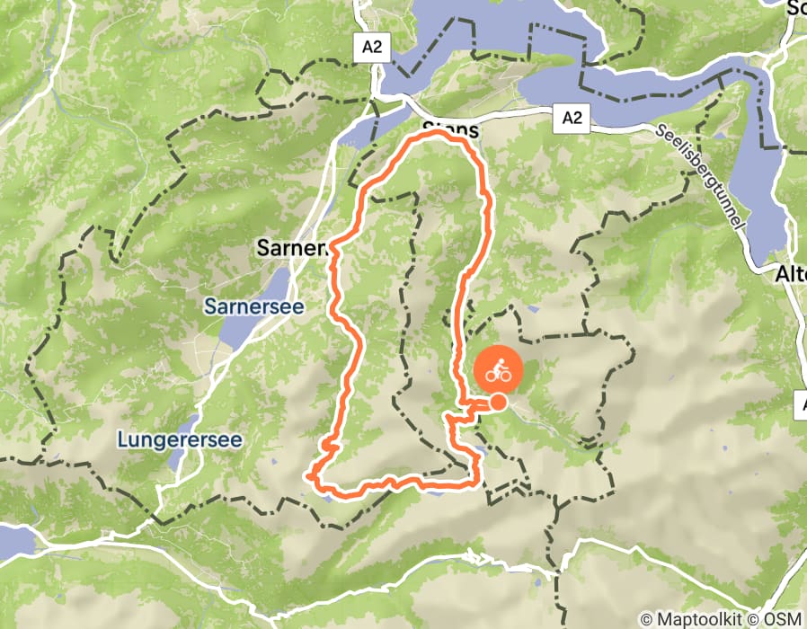 Karte der Tour