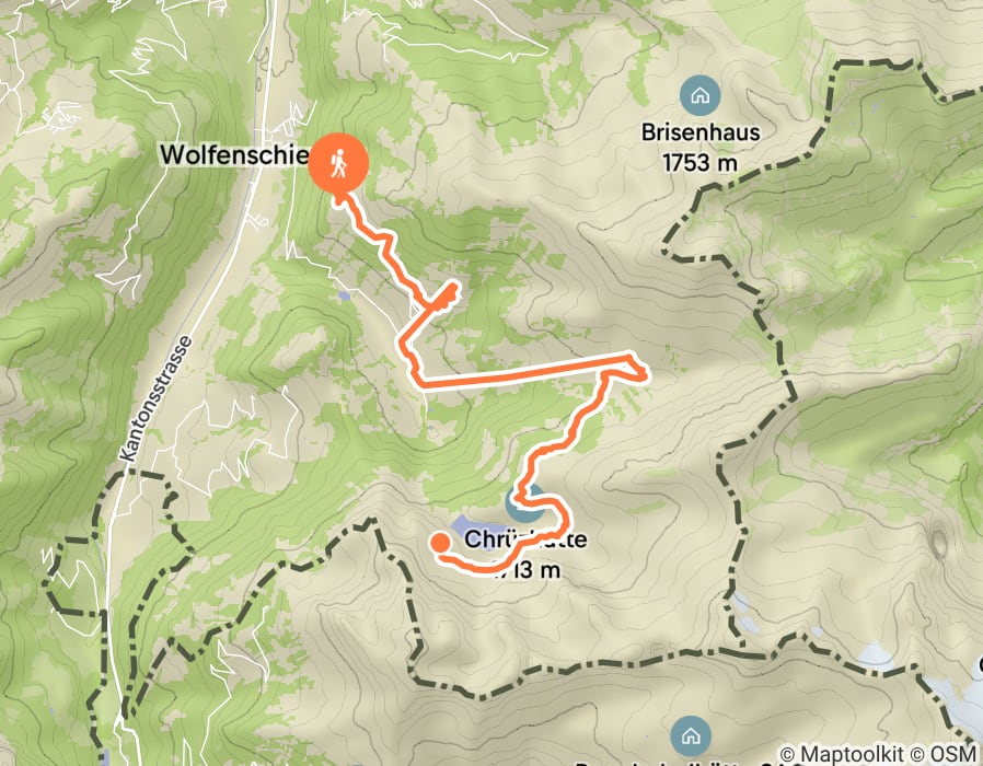 Karte der Tour