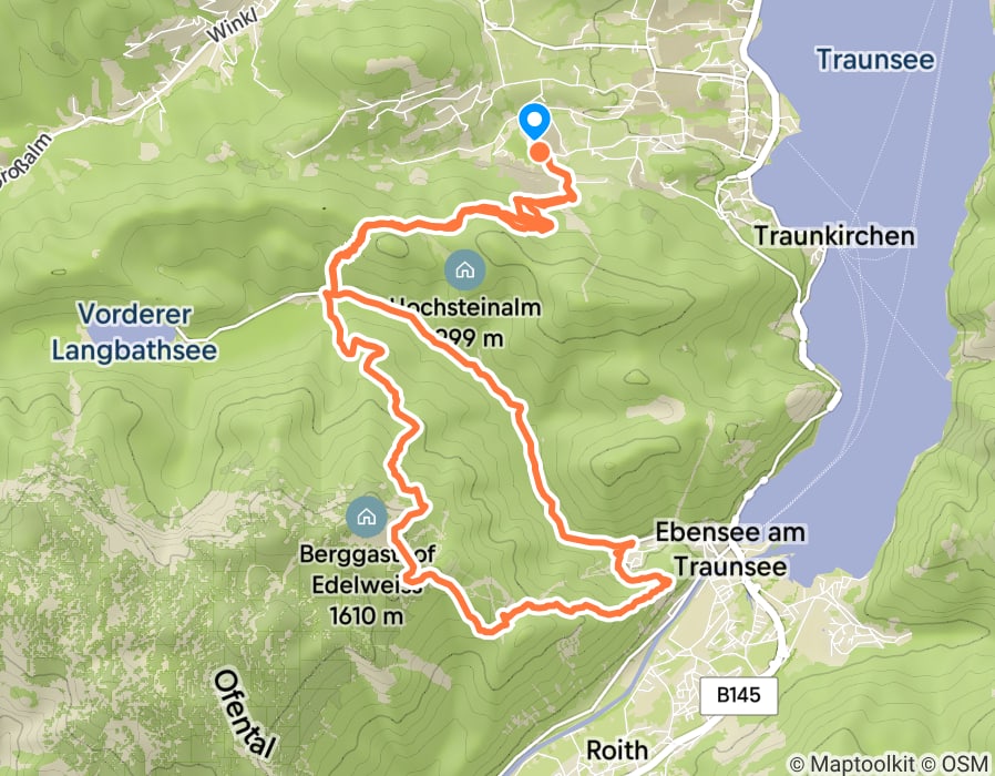 Karte der Tour