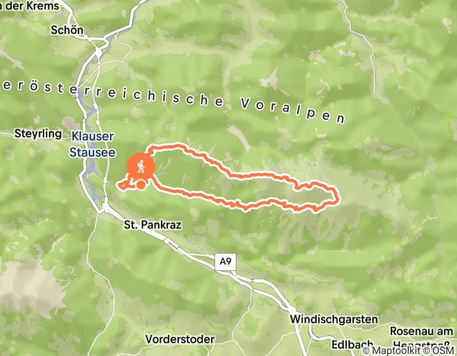 Karte der Tour