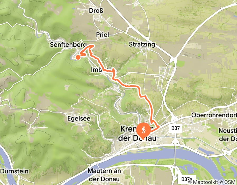 Karte der Tour