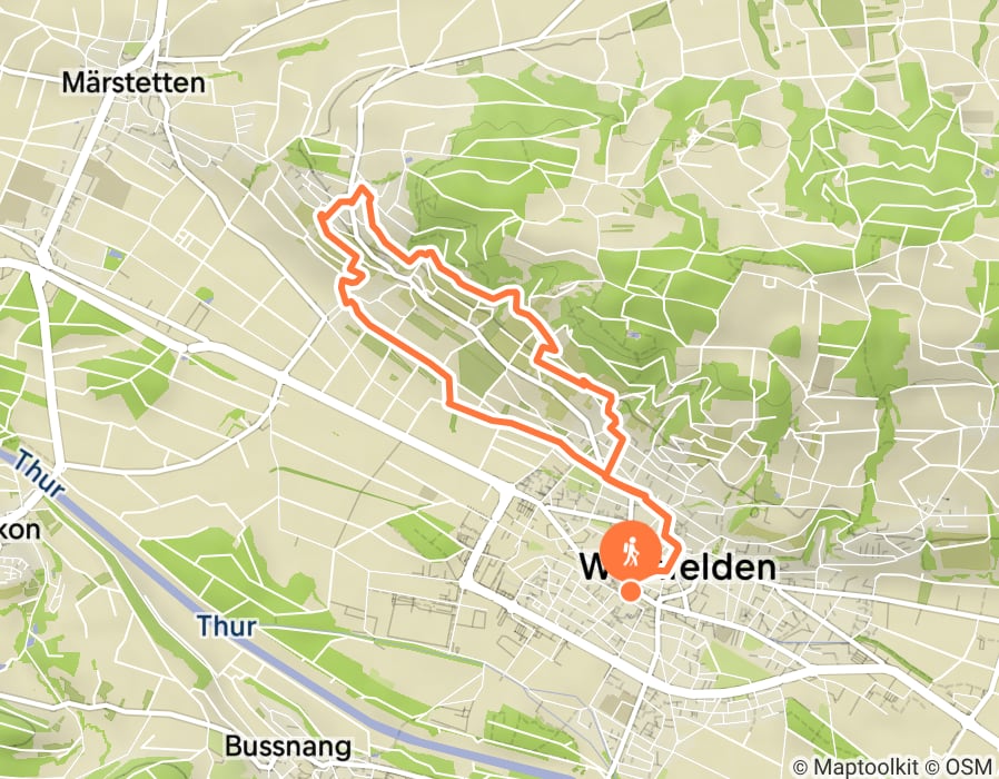 Karte der Tour