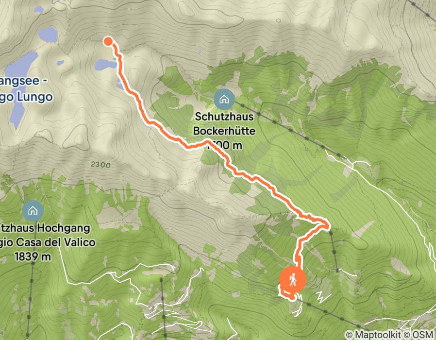 Karte der Tour