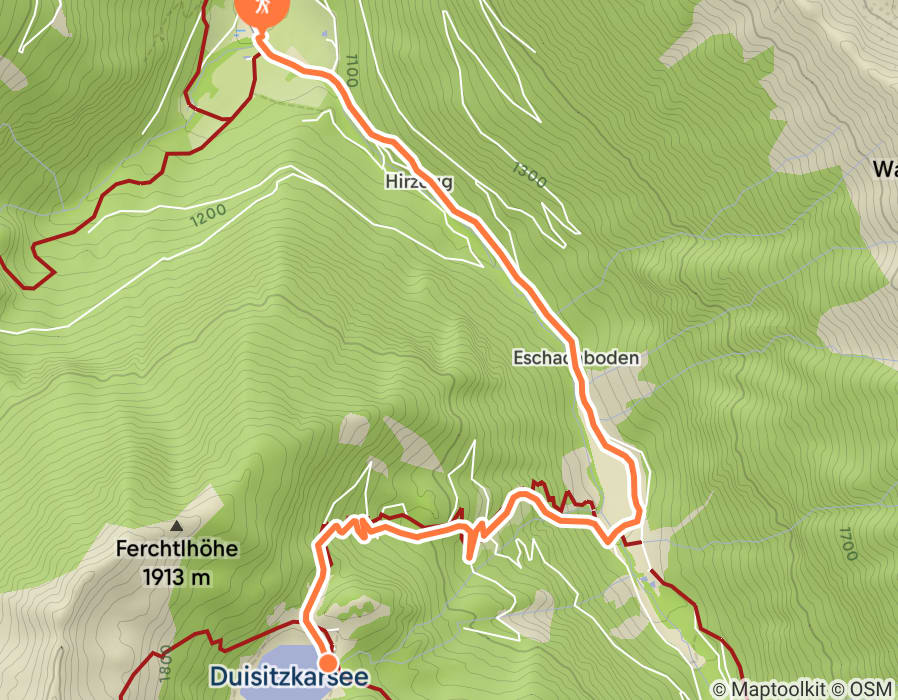Karte der Tour