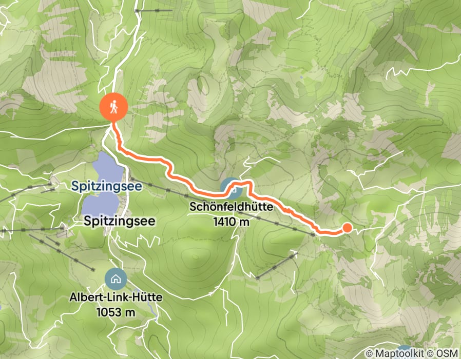 Karte der Tour
