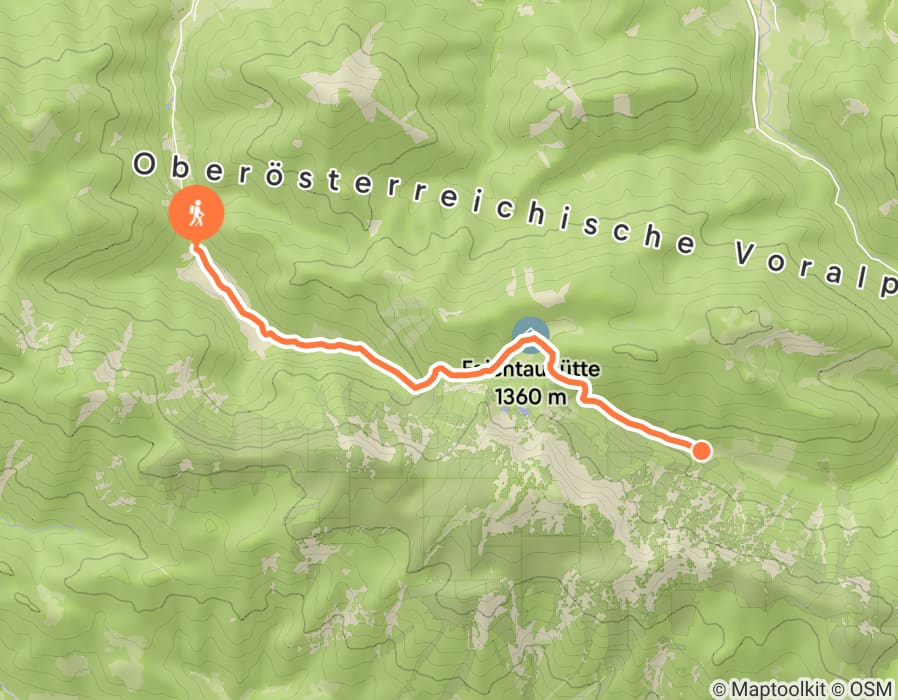 Karte der Tour