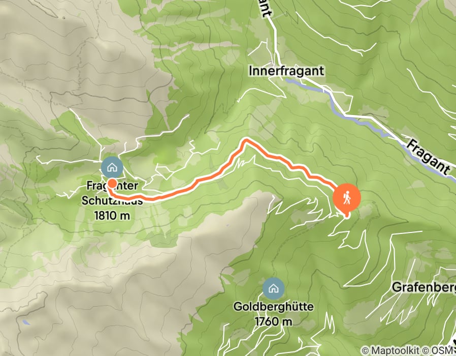 Karte der Tour