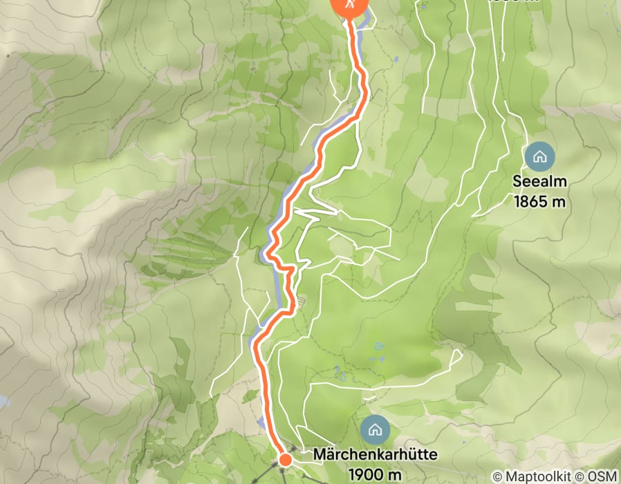 Karte der Tour
