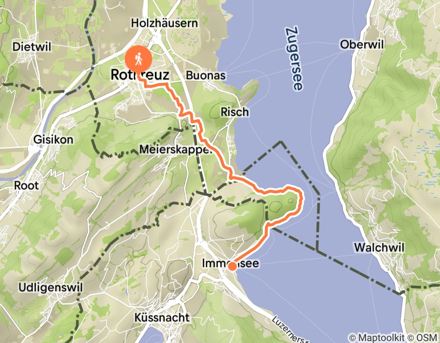 Karte der Tour