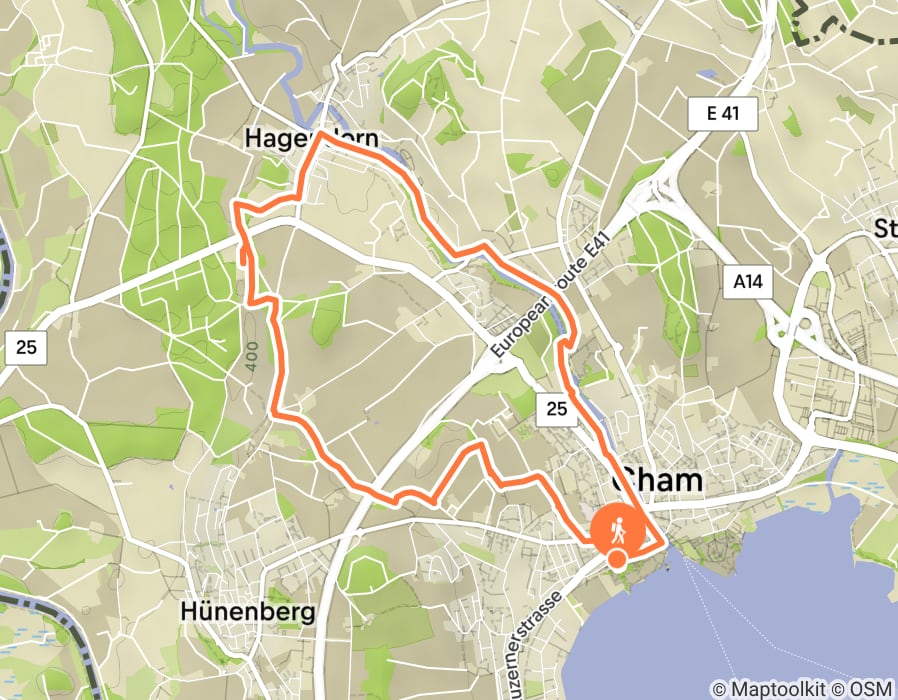 Karte der Tour