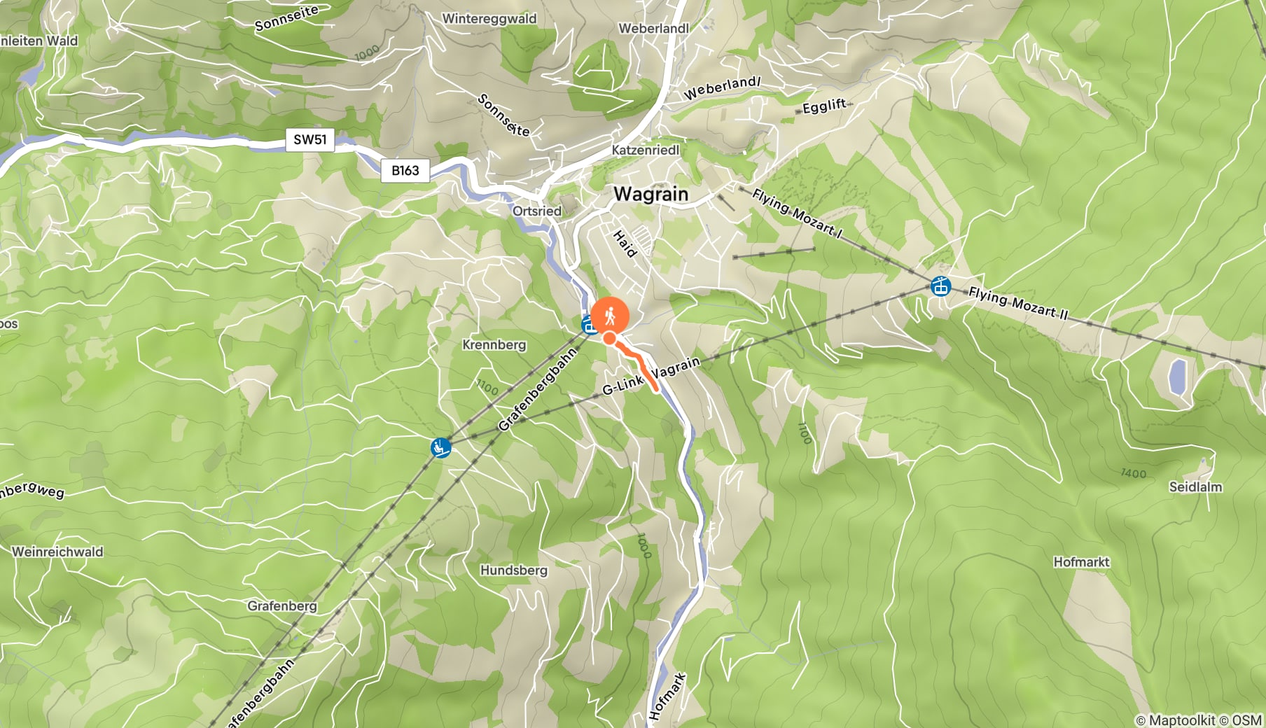 Wandern: Wohlfühlweg „Beim Grafenberg in Wagrain“ - 0:30 h - 1 km ...