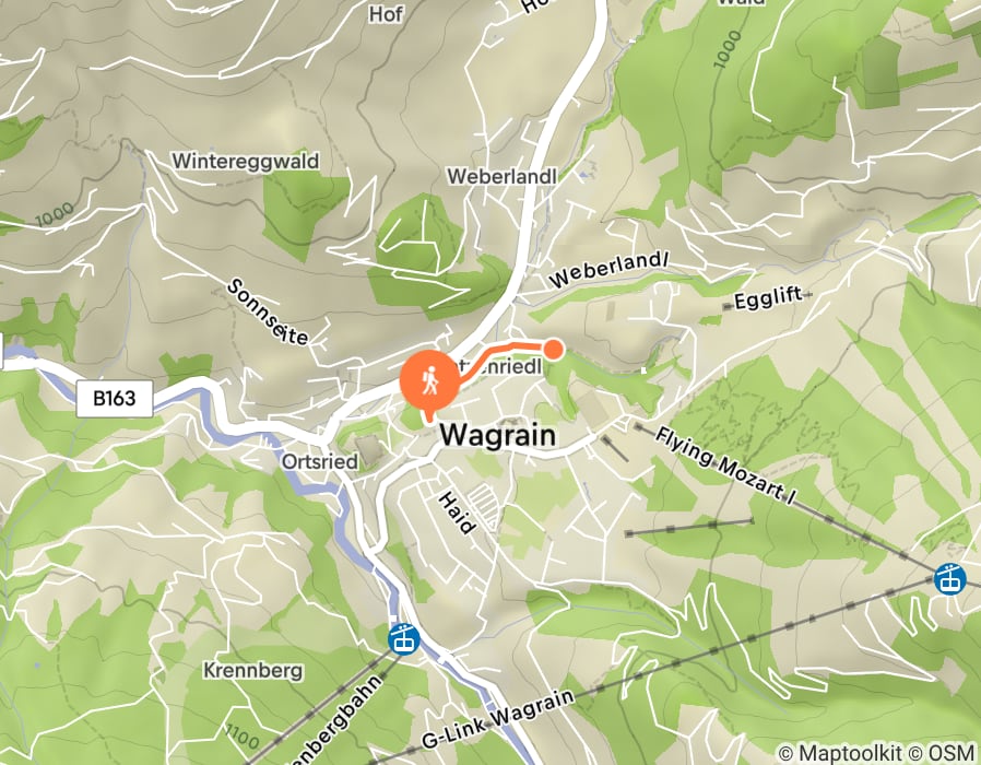 Karte der Tour