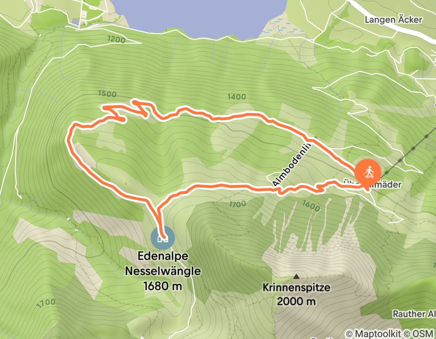Karte der Tour