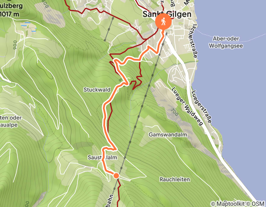 Karte der Tour