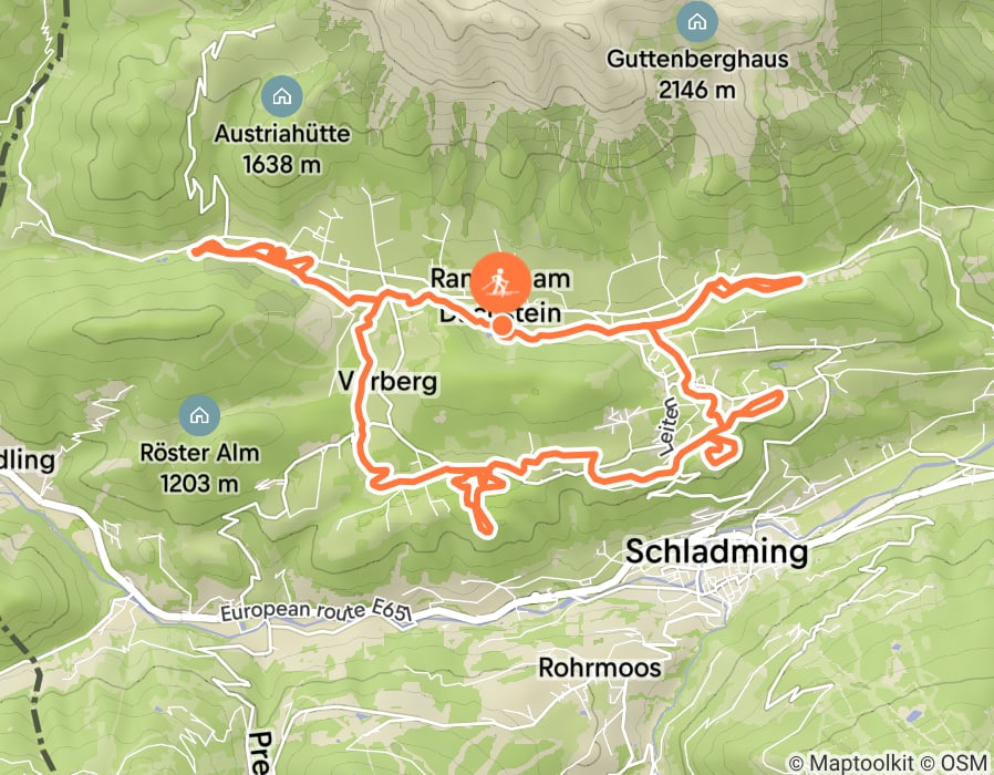 Karte der Tour