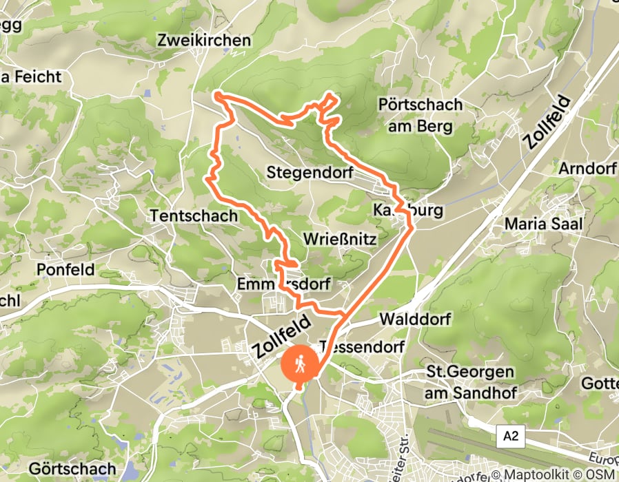 Karte der Tour
