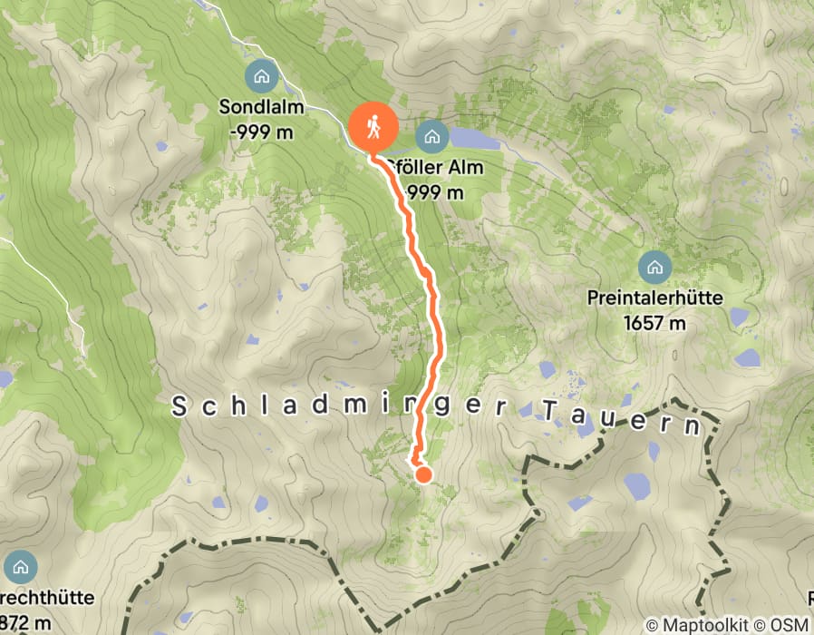 Karte der Tour