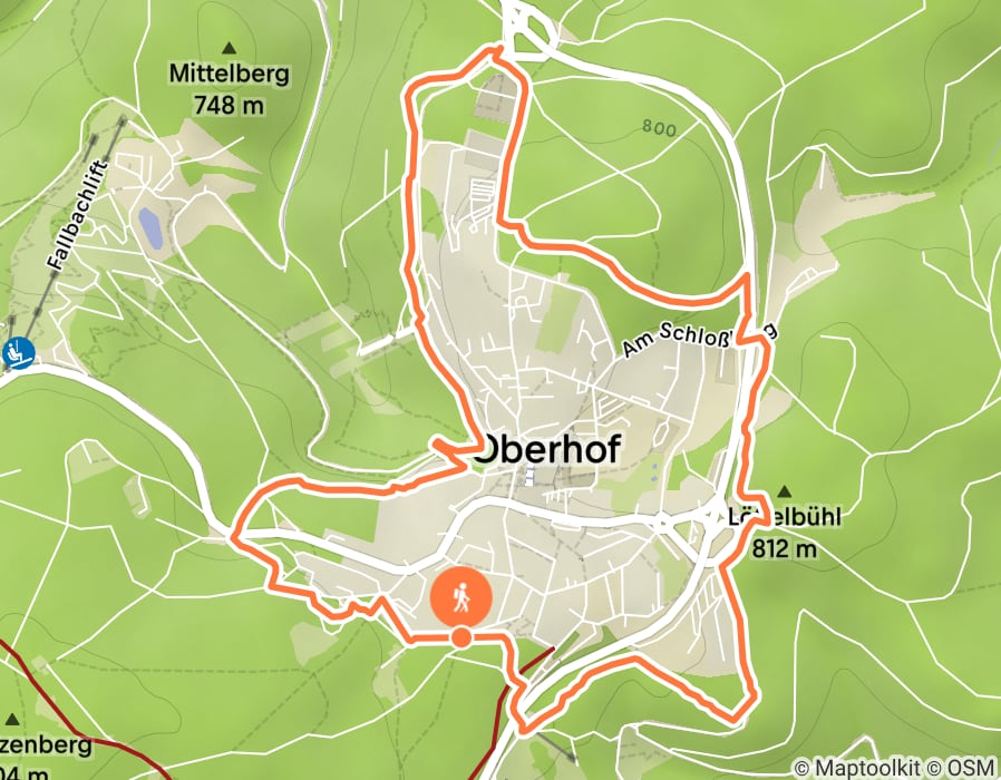 Karte der Tour