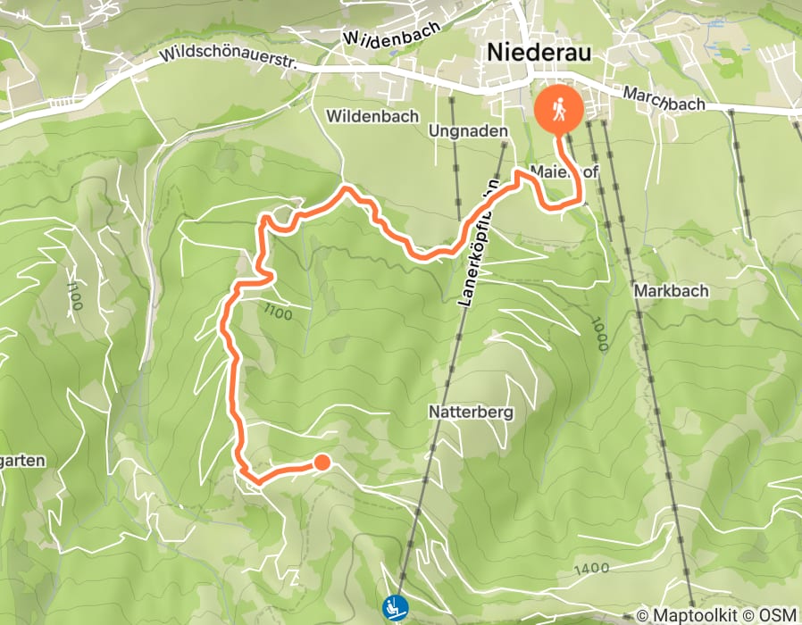 Karte der Tour