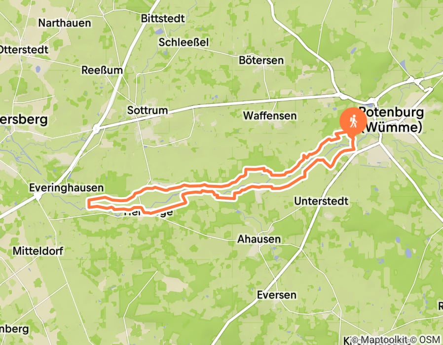 Karte der Tour