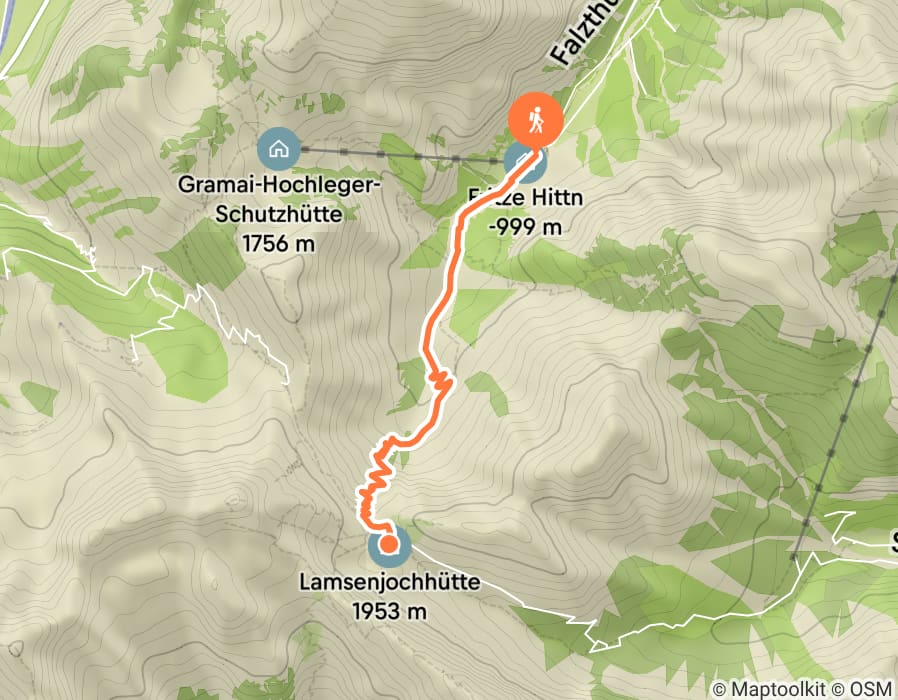 Karte der Tour
