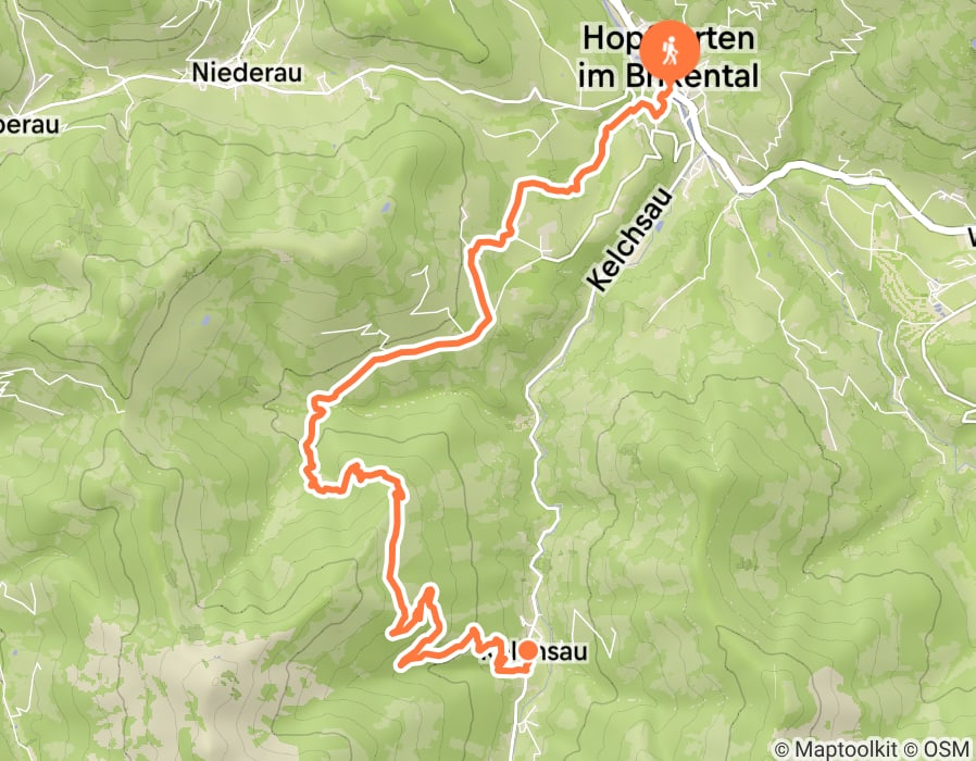 Karte der Tour