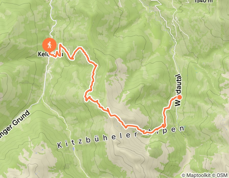 Karte der Tour
