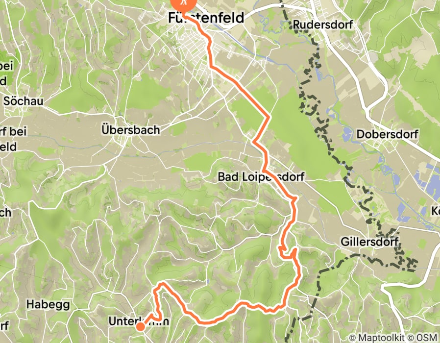 Karte der Tour