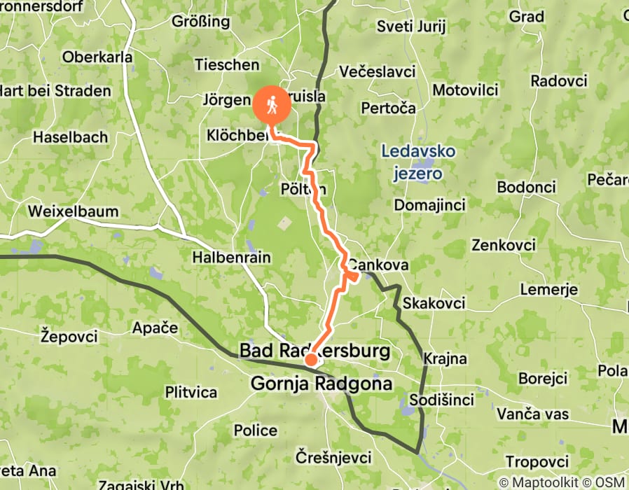 Karte der Tour