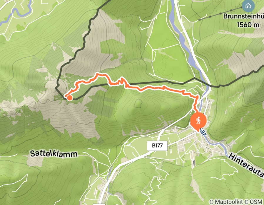 Karte der Tour