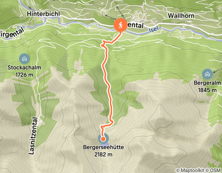 Karte der Tour