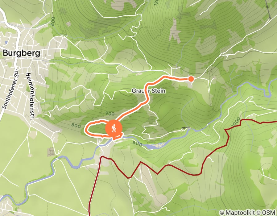 Karte der Tour
