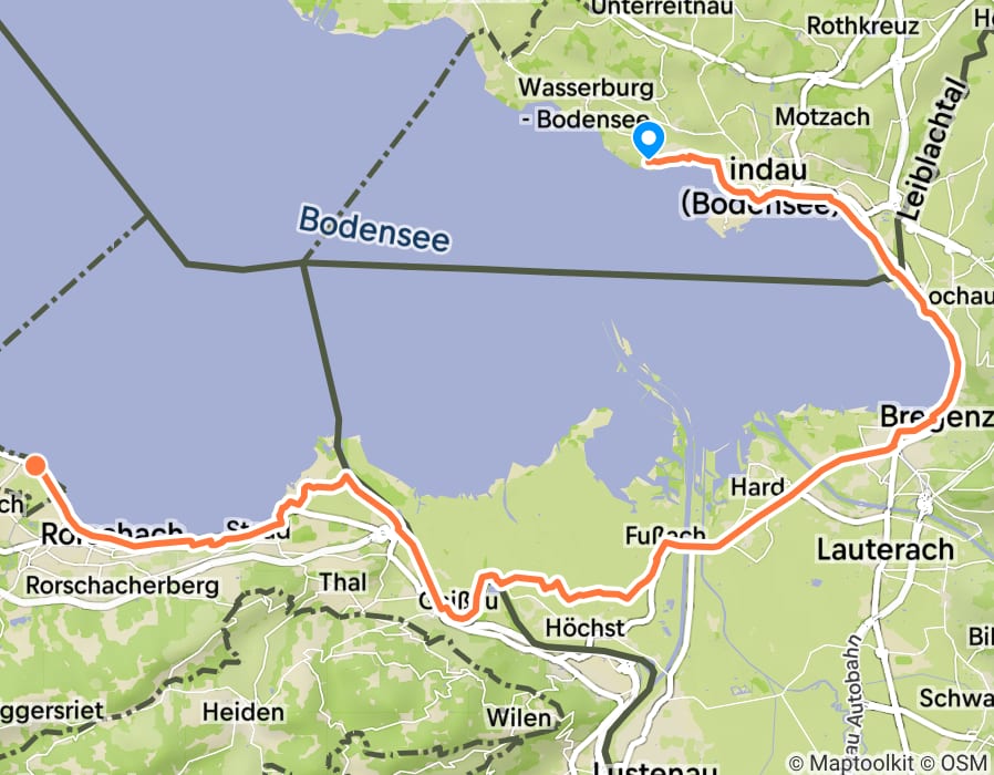Karte der Tour