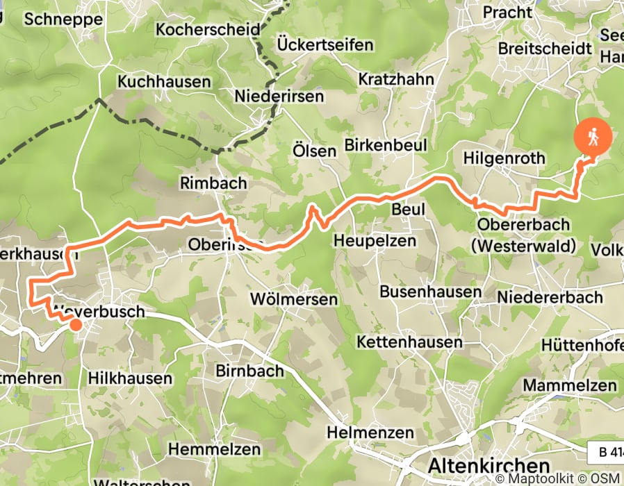 Karte der Tour